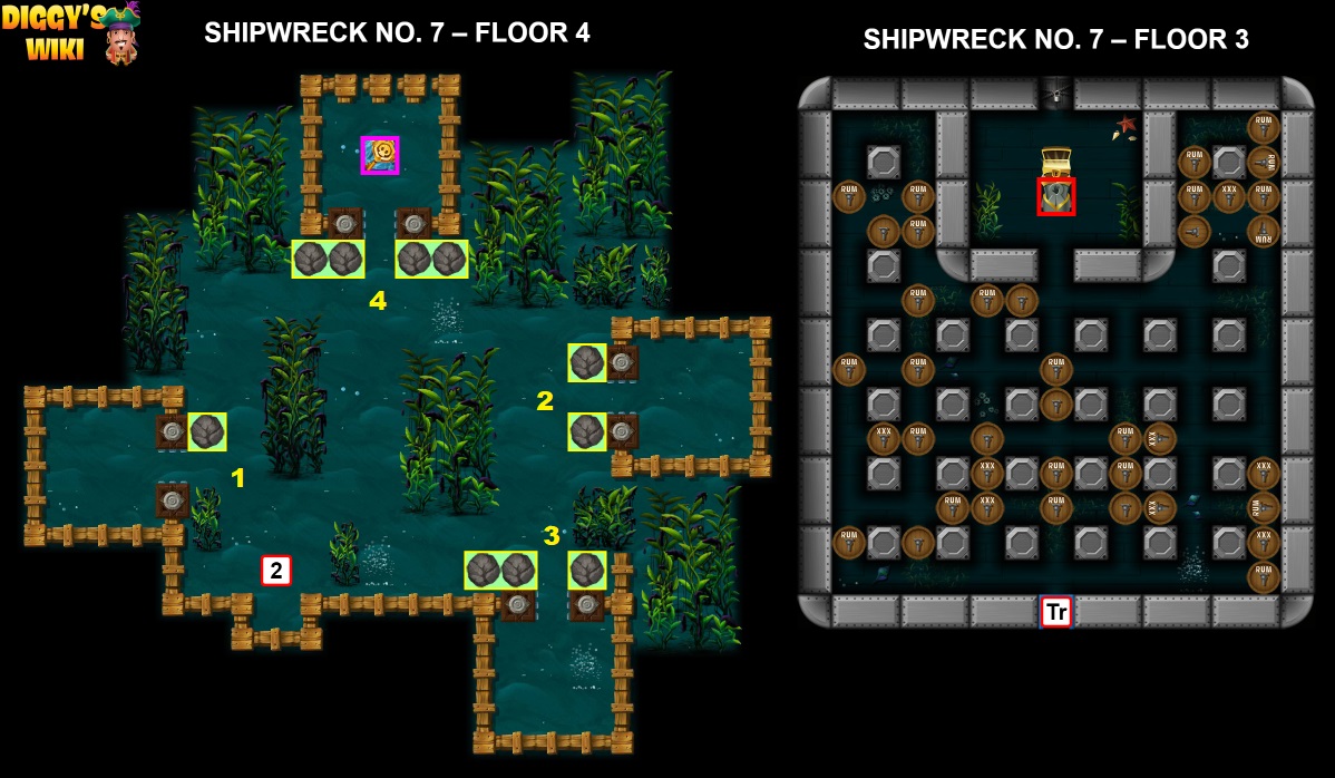 Shipwreck No. 7 - Sunken Fortunes - Diggy's Adventure | Diggy's Guide